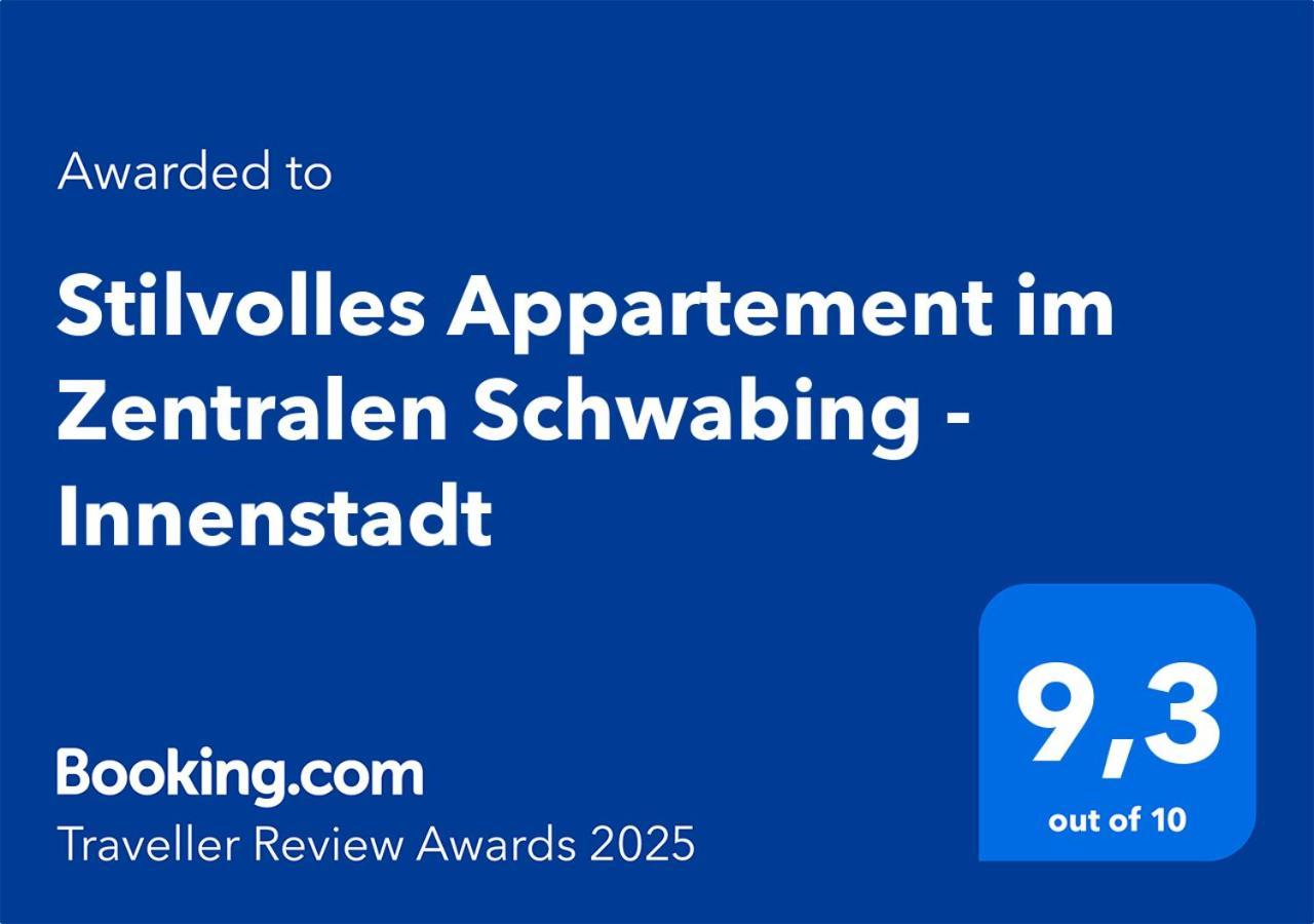 Stilvolles Appartement Im Zentralen Schwabing - Innenstadt München Exterior foto